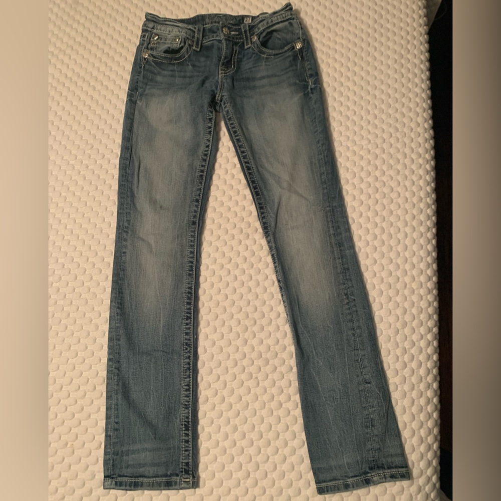 Miss Me Size 27 Straight Leg Jeans